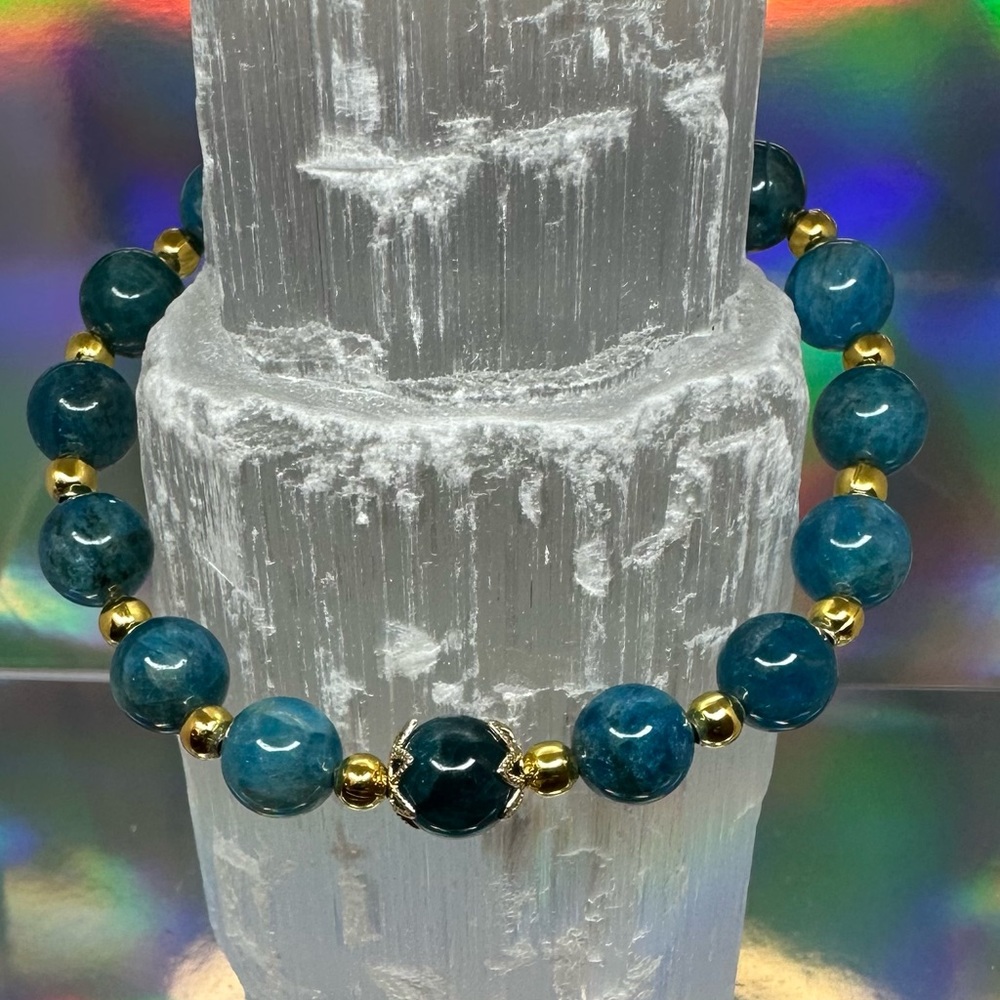 Blue Apatite Bracelet